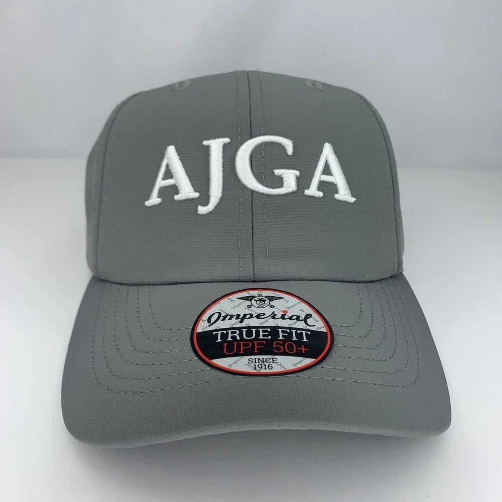 AJGA Gray Golf Hat Adjustable - Imperial Cap - American Junior Golf Association